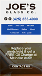 Mobile Screenshot of joesglassco.com