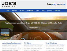 Tablet Screenshot of joesglassco.com